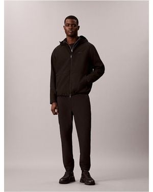 Calvin Klein Slim Tech Pull-On Dobby Pants - Black