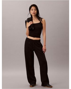 Calvin Klein Calvin Klein Logo Tape Fleece Sweatpants - Black