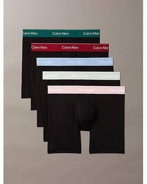 Calvin Klein 5 Pack Boxer Briefs - Blue