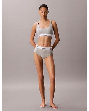 Calvin Klein High Waisted Hipster Panty Icon Cotton Modal - Multicolour