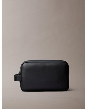 Calvin Klein Monogram Dopp Kit - Grey