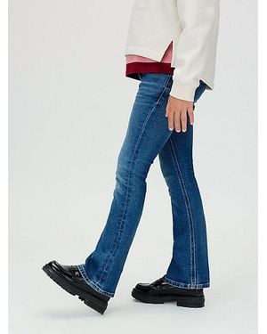 Calvin Klein Jeans Mid Rise Flared Jeans - Blue