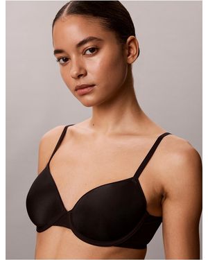 Calvin Klein Lightly Lined Demi Bra Perfectly Fit Ultralight - Black