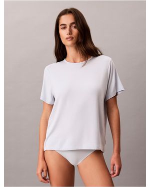 Calvin Klein Ultra Soft Modal Relaxed T-Shirt - White