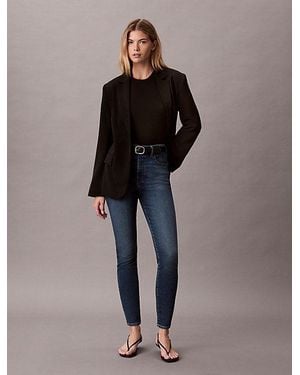 Calvin Klein Jeans High Rise Skinny Jeans - Blue