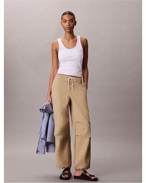 Calvin Klein Relaxed Soft Nylon Pants - Multicolor