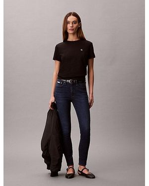 Calvin Klein Jeans Mid Rise Skinny Jeans - Blue