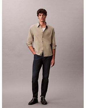 Calvin Klein Slim Tapered Jeans - Natural