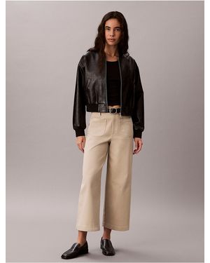 Calvin Klein Calvin Klein Stretch Twill Marcy Pants - Brown