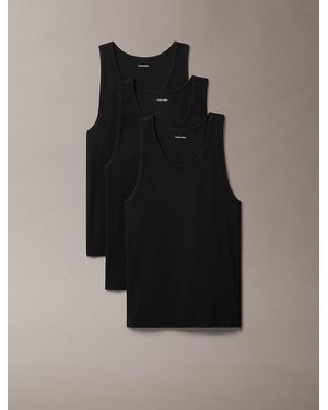 Calvin Klein Lot De 3 Débardeurs - Multicolore