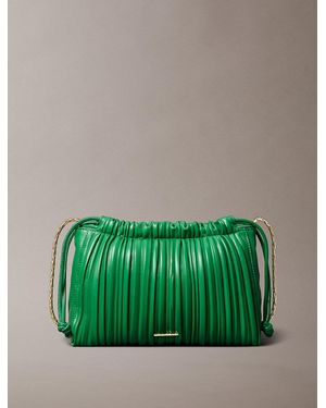Calvin Klein Plissé Crossbody Bag - Green