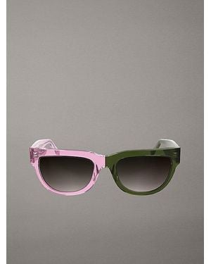 Calvin Klein Cat Eye Zonnebril Ckj25600S - Grijs