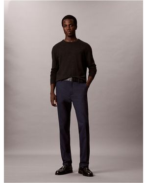 Calvin Klein Slim Plaid Pants - Multicolor