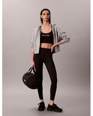 Calvin Klein Legging Da Palestra Tecnici Secure Sculpt - Neutro