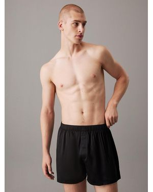 Calvin Klein Silk Boxers - Black