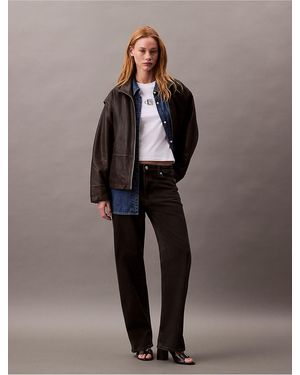 Calvin Klein 90S Straight Jeans - Brown