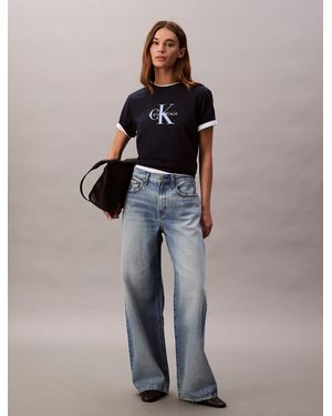 Calvin Klein Wide Leg Jeans - Multicolour