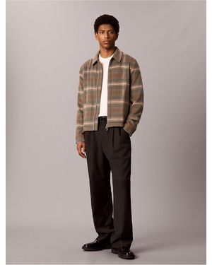 Calvin Klein Yarn-Dyed Plaid Chore Jacket - Multicolor