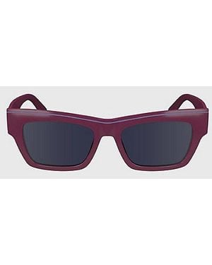 Calvin Klein Jeans Modified Rectangle Sunglasses - Purple