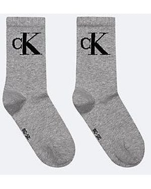 Calvin Klein 2 Pack Soft Cotton Stretch Crew Socks - White