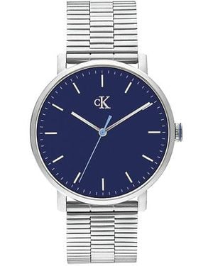 Calvin Klein Stainless Steel Bracelet Watch - Blue