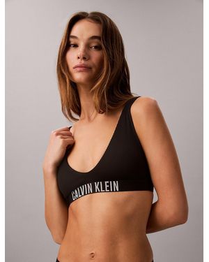 Calvin Klein Top Bikini A Reggiseno - Marrone