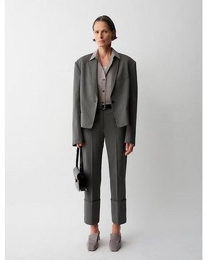 Calvin Klein Eva Trousers - Grey