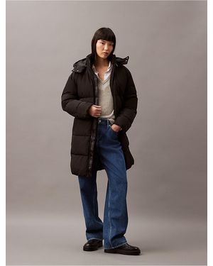 Calvin Klein Calvin Klein Heavyweight Relaxed Puffer Jacket - Blue