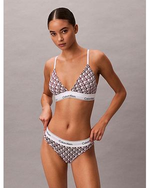 Calvin Klein Licht Gevoerde Triangelbralette - Meerkleurig