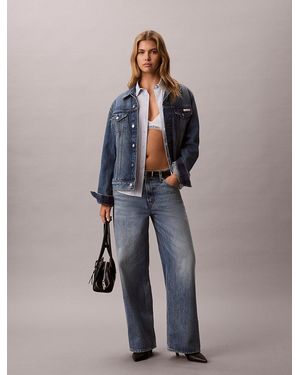Calvin Klein Low Rise Baggy Jeans - Blue
