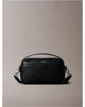 Calvin Klein Raised Logo Camera Bag - Black