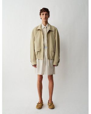 Calvin Klein Donald Bomber Jacket - Natural