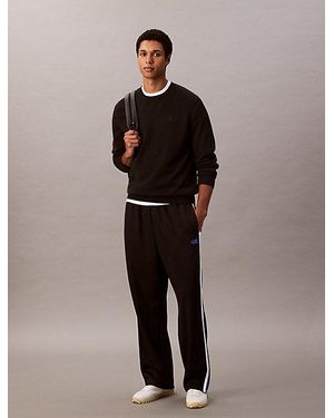 Calvin Klein Trainingshose Mit Seitlichem Reißverschluss - Schwarz