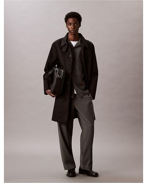 calvin klein trench coat men