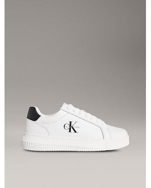 Calvin Klein Leren Sneakers - Metallic