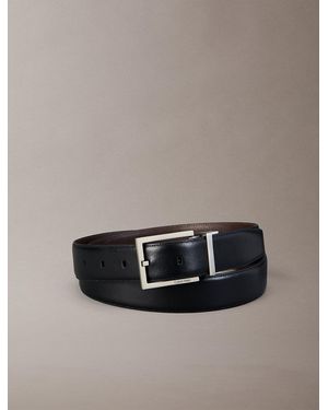 Calvin Klein Cintura Double-Face - Nero