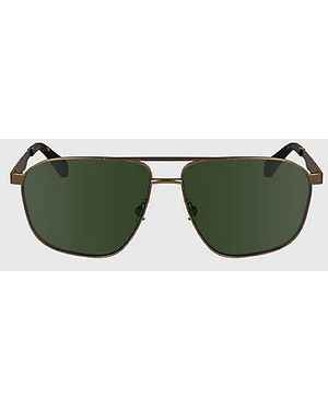 Calvin Klein Jeans Modified Rectangle Sunglasses - Green