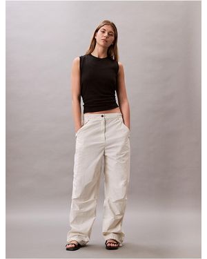Calvin Klein Calvin Klein Crinkle Nylon Parachute Pants - Multicolor