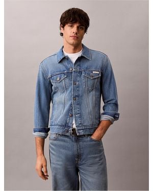 Calvin Klein Calvin Klein Classic Trucker Jacket - Blue