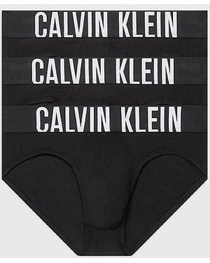 Calvin Klein 3 Pack Briefs Intense Power Cotton - Black