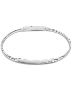 Calvin Klein Smooth Cord Bracelet - White