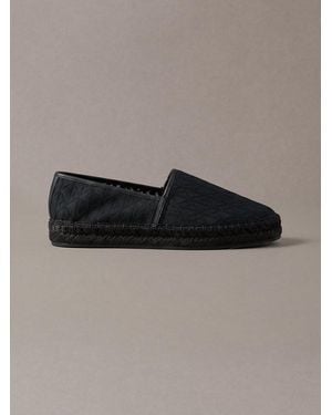 Calvin Klein Emblem Logo Espadrilles - Grey