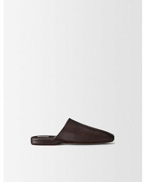 Calvin Klein Hugh Leather Slipper - White