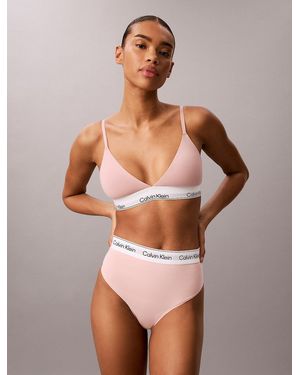 Calvin Klein String Shapewear Taille Haute - Marron