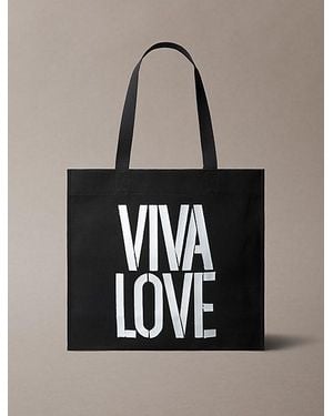 Calvin Klein Marc Hundley Shopper Aus Canvas – Pride - Schwarz