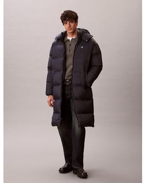 Calvin Klein Hooded Nylon Puffer Coat - Multicolour