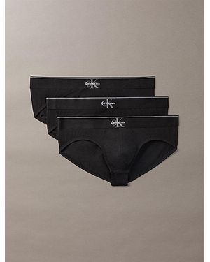 Calvin Klein 3-Pack Slip - Zwart