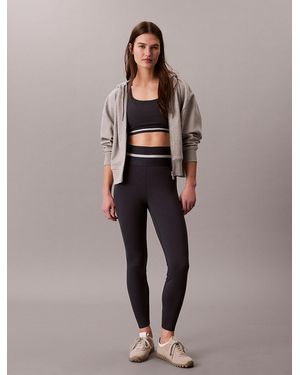 Calvin Klein Legging Da Palestra 7/8 A Vita Alta Ad Asciugatura Rapida - Multicolore