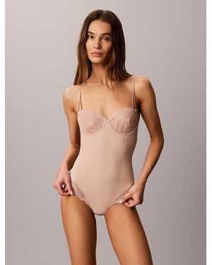 Calvin Klein Shapewear Bodysuit - Brown