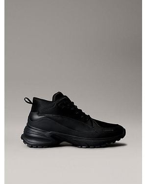 Calvin Klein Jeans Trailblazer High Top Runner Trainers - Black